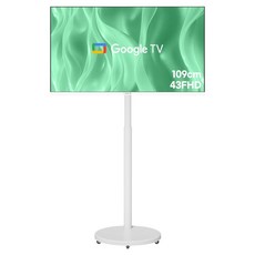 와이드뷰 FHD 스마트 TV + 유압식 높이조절 삼탠바이미 V3 세트, 109cm(43인치), GTWV430FHD11(TV), EKWBYME78W(스탠드), 이동형 스탠드, 고객직접설치