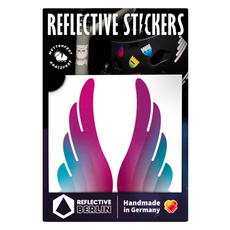 Thousand REFLECTIVE BERLIN反光貼紙 Decal Wings, 紫色的, 1個
