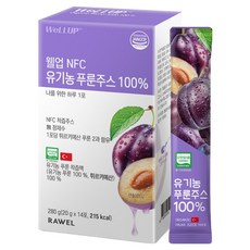 로엘 웰업 NFC 유기농 푸룬주스, 280g, 1개