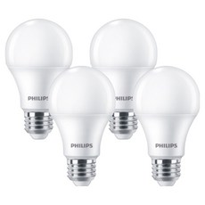 PHILIPS 飛利浦 LED燈泡 10.5W 3000K, 4個, 黃光色