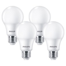 필립스 LED 벌브 8W 6500K 9290037761, 주광색, 4개
