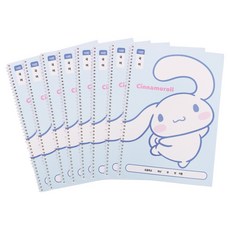 산리오캐릭터 초등원링 10칸 국어노트, 시나모롤, 8개 시나모롤, 8개