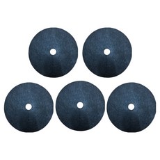 Mashatu防雜草根部防東風不織布蓋 黑色 外徑15cm*內徑2cm, 5個