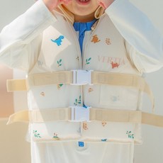 베르띠아 아동용 스윔자켓 구명조끼 25kg, 쥬라기, 1개