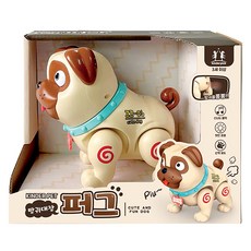 Kinderpick Kinderpet玩具玩具 放屁大王八哥犬, 1個, 混色