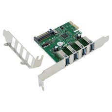 Comsmart PCI-E USB 3.0 4端口卡SATA電源連接SW691, 1個, SW691