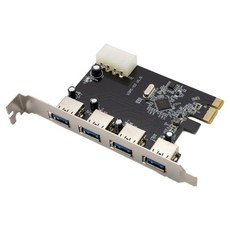 Comsmart USB 3.0 4Port PCI express卡桌上型電腦用 DM846, 1個