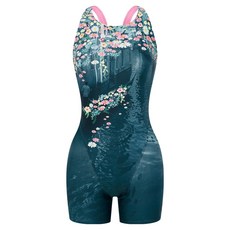 아레나 여성용 홀리데이 3부 반신 레이서백 슈트 A5SL1LH10