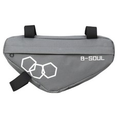 B-SOUL Lumion自行車三角車架包, 1個, 灰色