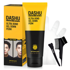 DASHU 男士壓貼燙髮造型組150ml+工具組, 大容量持久造型, 男士燙髮推薦, 1組, 150ml