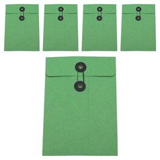 Ilsangsokbanzzak 環型設計信封袋 綠色, 5個, A5