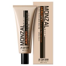 Monzal 男士Yanubi多合一提亮霜 30ml, 裸米色, 1個