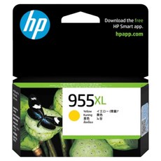 HP 정품잉크 A4LB9A 955XL, 노랑, 1개 노랑, 1개