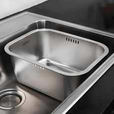 Kitchen-Art 不鏽鋼洗碗桶 10L, 1個, 方形
