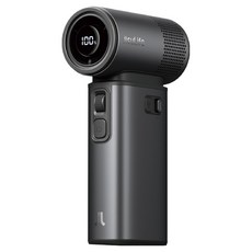 지수라이프 BLDC 100단 무선 미니 휴대용 선풍기, Handheld Fan Ultra 2, Dark Grey