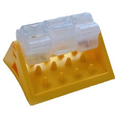 MAAH小狗3層旋轉零食棒嗅覺玩具, 黃色, 1個