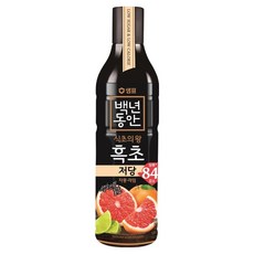 백년동안 저당 자몽라임 흑초, 1개, 900ml