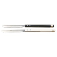 Bogen 方形Solne餐具甜點刀, 黑，白, 1套