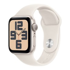 Apple Watch SE 2 附S/M運動錶帶 原廠保固, 星光色, 44mm, GPS