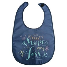 뉴실버 어르신 환자 성인 식사 방수 커버 세면 턱받이 60 x 40 cm, 네이비, 1개 네이비, 1개