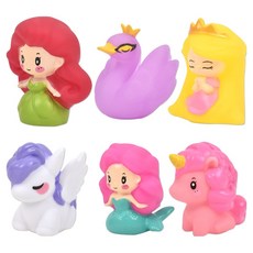 OZ TOY 橡膠沐浴玩具 6種, 1套, SQ22014-6 童話