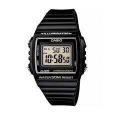CASIO 卡西歐 手錶 W-215H-1A, 黑色, 1支