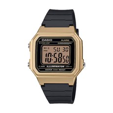 CASIO 卡西歐 手錶 W-217HM-9A, 金色/黑色, 1支