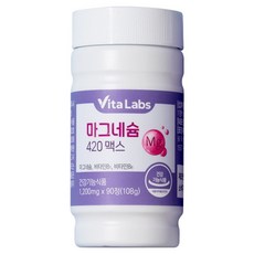 비타랩스 마그네슘 420 맥스, 1개, 90정 1개, 90정