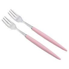 보겐 알르망드 샤틴 커트러리 티포크, 핑크, 2개