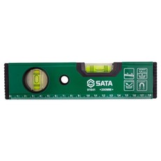 SATA 高強度磁吸水平尺 200mm 91641, 1個
