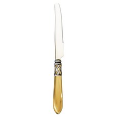 BUGATTI 阿拉丁裝飾環霧面甜點刀 22*1.5cm, 1個, 象牙白
