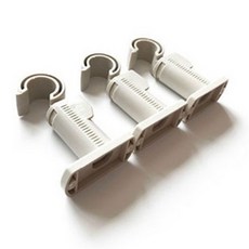 Clemence 可調節支架25mm 象牙白3個螺絲6個組, 燈具支撐穩固安全, 1組