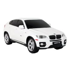 RASTAR 星輝 1/24 遙控車 BMW X6 白色 遙控汽車 兒童玩具 原廠授權, 1個