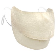 INCONTRO Asa抗UV 2層運動高爾夫面罩, 1個, Solid Ivory
