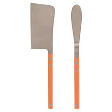 Bogen Brisa餐具緞面起司刀+奶油刀組, 1套, 橘色