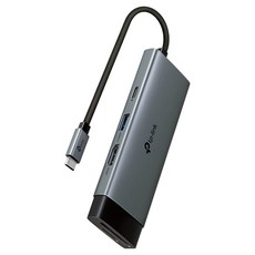 티피링크 7 in 1 C타입 USB 허브 UH7021C, 그레이, 1개
