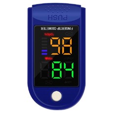 血氧機 AD901 指尖式血氧偵測儀，LED顯示，居家運動適用，快速測量血氧飽和度, 1個, 1入