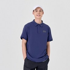 Abu Garcia 男款網眼梭織POLO短袖T恤