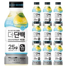 더단백 건강tft 워터 프로틴 백자몽, 400ml, 10개