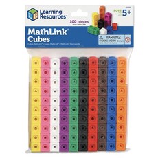 Learning Resources 益智積木基礎入門組 100個, 混和顏色積木，兒童益智玩具, 1包, 混和顏色