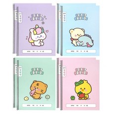 PINKFOOT 小朋友聯絡簿, 紫色 + 薄荷綠 + 粉色 + 藍色, 8本