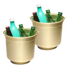 馬格利涼酒器 銀色冰桶 商用冰桶, 2個, 4.6L