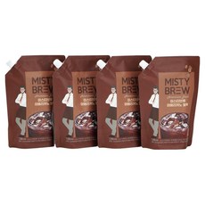 MISTY BREW 美式黑咖啡, 1件, 1L, 4個