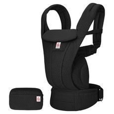 ergobaby Omni Deluxe網狀嬰兒背帶, 縞瑪瑙黑