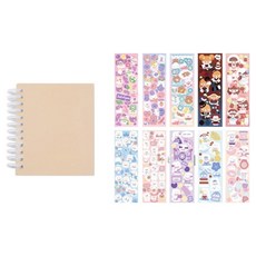 Today Living相簿+Keetoon貼紙 10入組 R79094M, 60張, 砂米黃