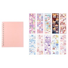 Today Living相簿+Keetoon貼紙 10入組 R79094P, 60張, 桃粉色