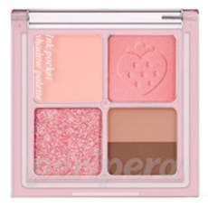 peripera 口袋四格眼影盤 6.1g, 07 草莓牛奶, 1個