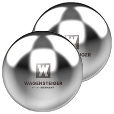 WAGENSTEIGER 不生鏽的304不鏽鋼大冰球, 2個