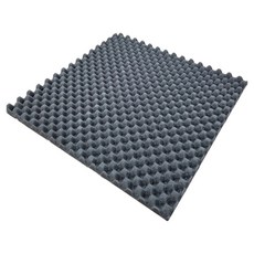 Dr.House玄關門DIY施工凝膠壁紙損傷防止雞蛋型耐燃隔音墊 50*50cm 25T, 1個, 炭灰色