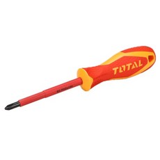 토탈툴스 TOTAL 십자 절연 드라이버 PH 2 x 100 mm, 1개